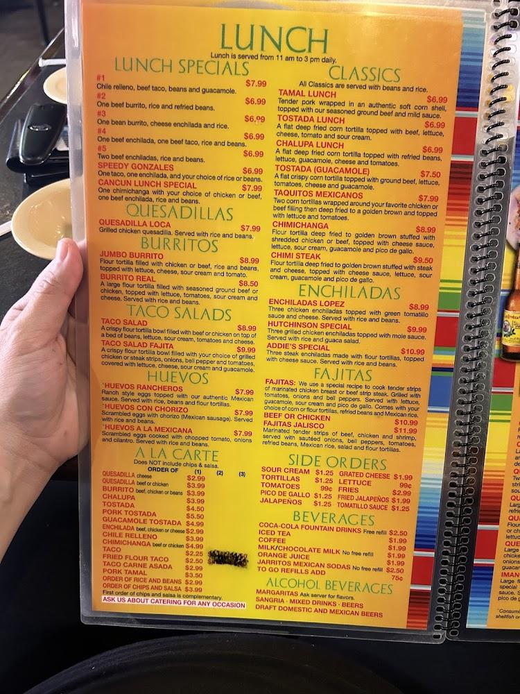 Cancun Mexican Grill Menu image 4